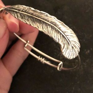 Alex and Ani feather bracelet